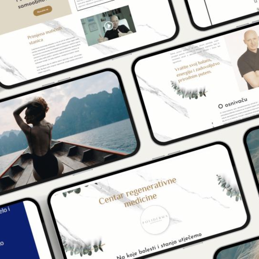 Black and Beige Simple Phone UI Mockup Instagram Post